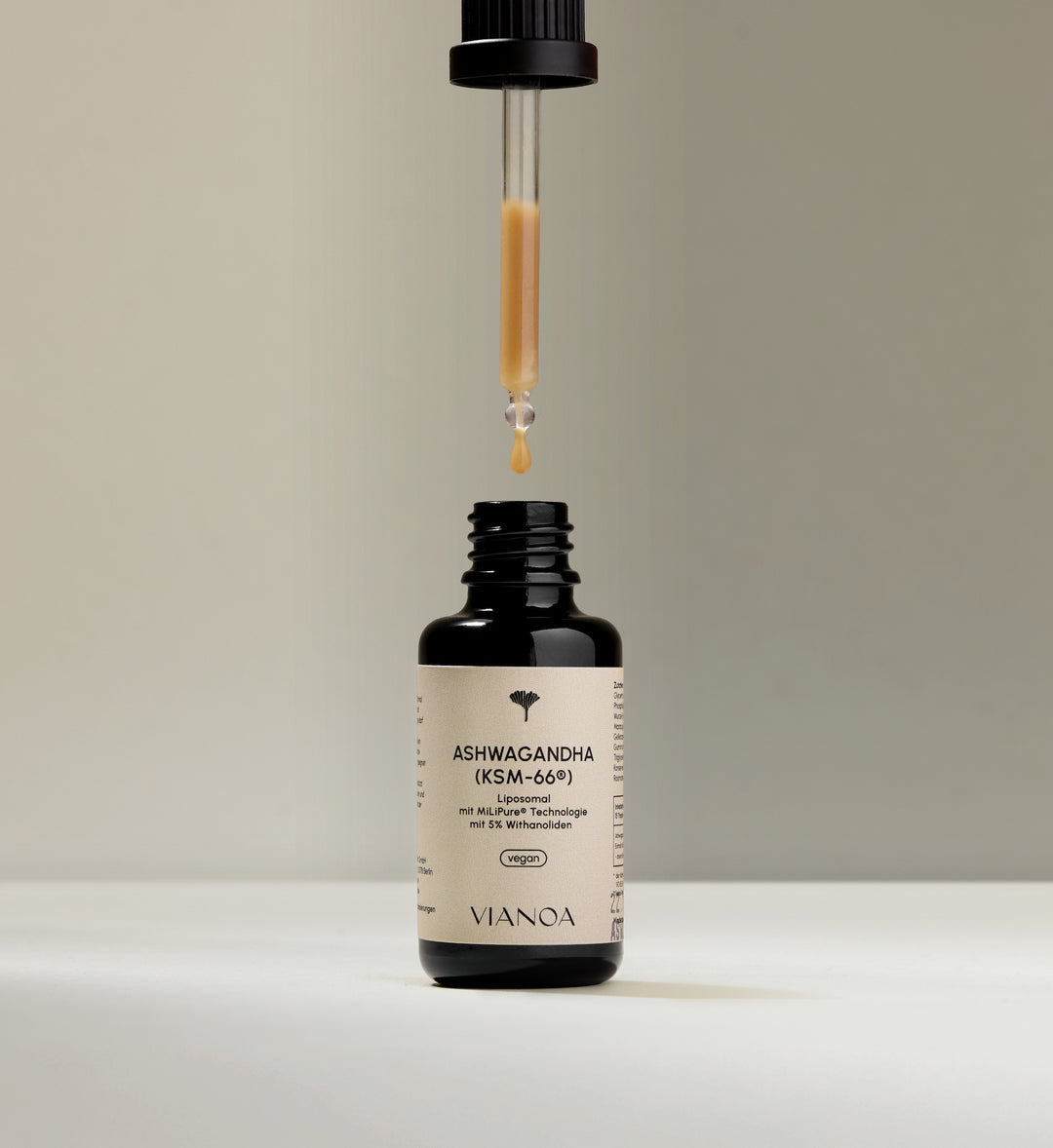 VIANOA Ashwagandha Tropfen Applikation