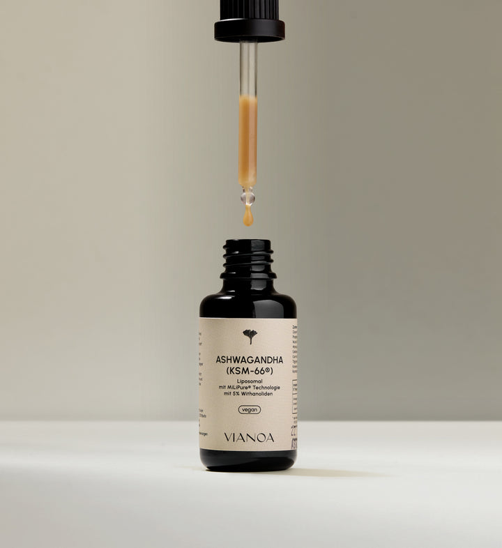 VIANOA Ashwagandha Tropfen Applikation
