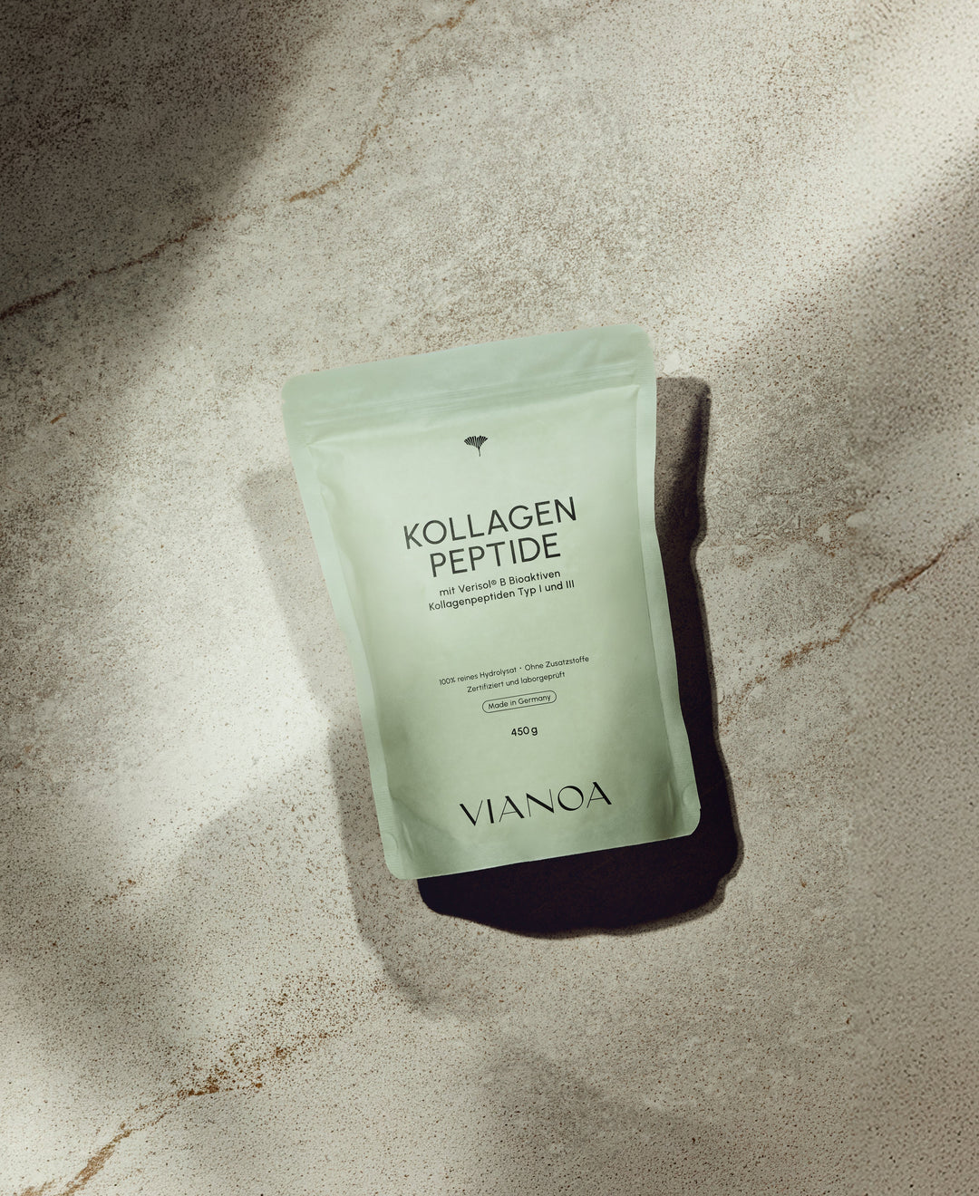 VIANOA Kollagen Peptide Verisol B auf Marmor